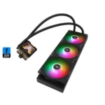 ⁦Thermalright Frozen Warframe 360 ARGB ARGB Liquid CPU Cooler - Black⁩ - الصورة ⁦2⁩