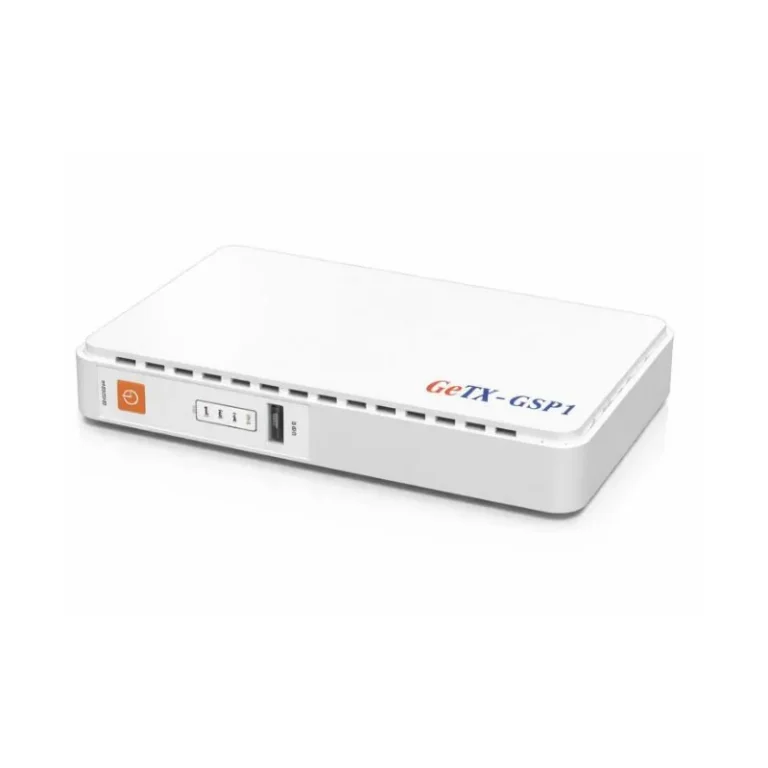 GeTX GSP1 Mini DC UPS Battery Backup for Wireless Router, Modem, LED Light.