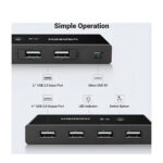 UGREEN UG-30767 USB-A Sharing Switch Box 2×1 - Image 3