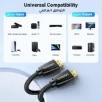 ⁦UGREEN UG-50820 HDMI Flat Cable 3M 4K@60Hz⁩ - الصورة ⁦4⁩
