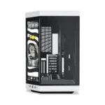 HYTE Y70 Panda Touch Infinite Dual-Chamber ATX Gaming Case (No Fans) - White/Black