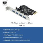 ⁦PCI Express 4-Port USB 3.0 Expansion Card – Based on VIA VL805 Chipset⁩ - الصورة ⁦3⁩