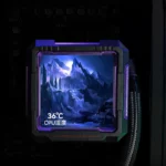 ⁦Thermalright Frozen Warframe PRO 360 ARGB ARGB Liquid CPU Cooler - Black⁩ - الصورة ⁦6⁩
