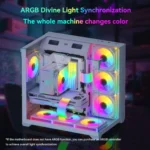 ⁦SNOWMAN Sleeved Cover Extension Cable MB & GPU ARGB, 24 Pin + 12+4 Pin 12 VHPWER Kit⁩ - الصورة ⁦7⁩