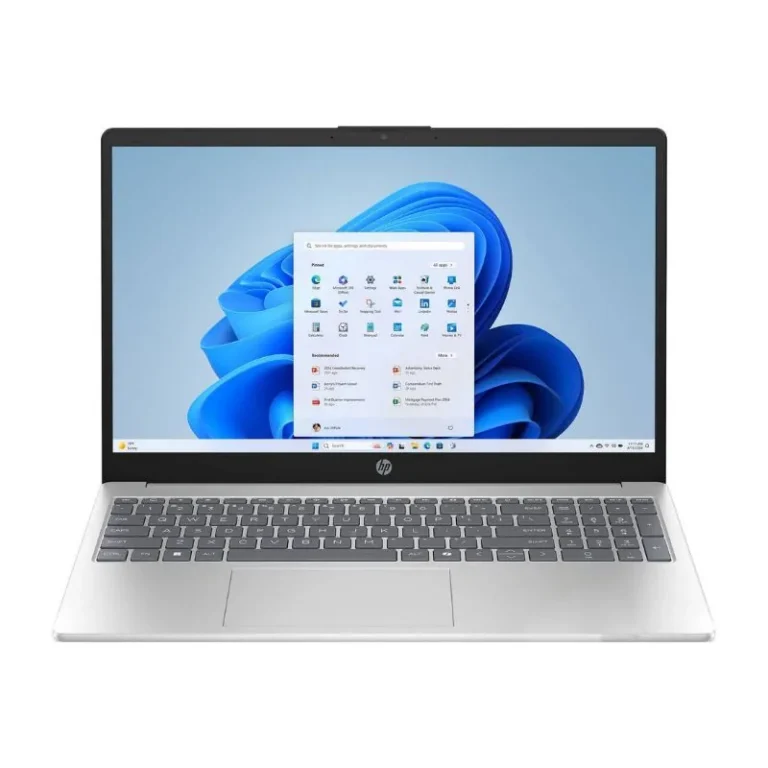 HP 15-FC01446DX Laptop - AMD Ryzen 5 7520U, 8GB RAM, 512GB SSD, 15.6" FHD, Windows 11, Natural Silver