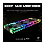 ⁦Jungle Leopard Interstellar V3 ARGB 120mm Reversible (3-Pack Fans) – Black⁩ - الصورة ⁦3⁩